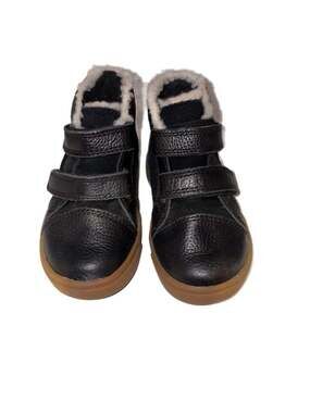 UGG Kids Rennon II High Top Leather and Suede Sneaker Boots